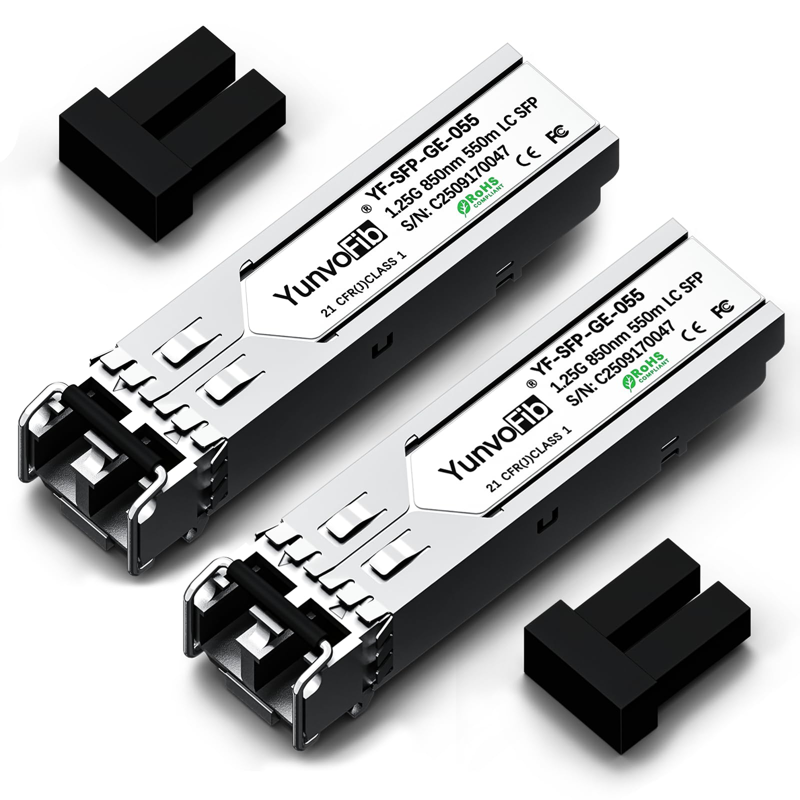 1000BASE SX SFP al ricetrasmettitore di LC - 1.25G SFP LC MMF 850nm 550m, modulo della fibra multimodale hot-swappable