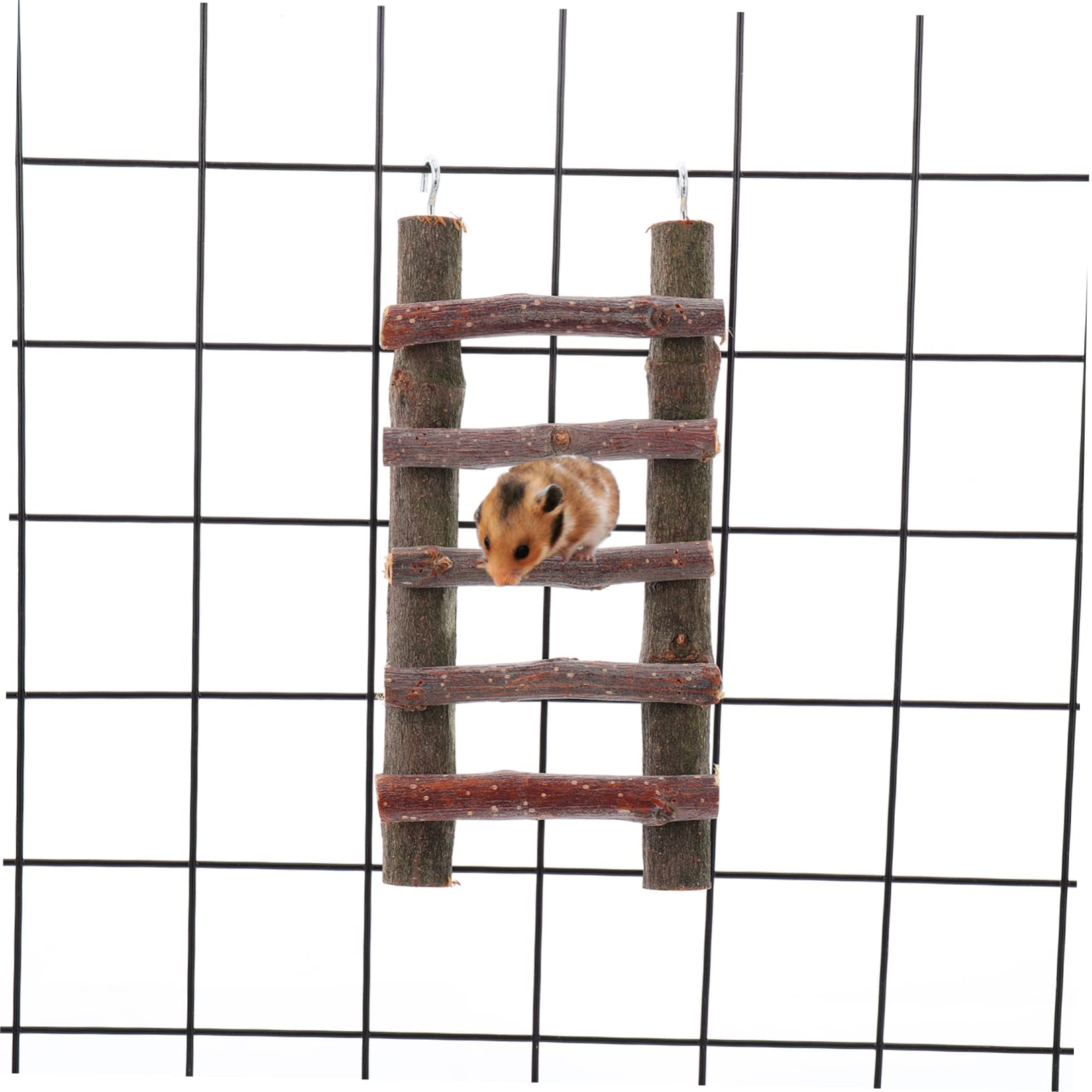 3 Stück Hamsterröhre Holzspielzeug für Hamster und Gerbil | Holz, zum Klettern und Spielen, Drei Teile, Passend für Kleintiere, Kompakte Form