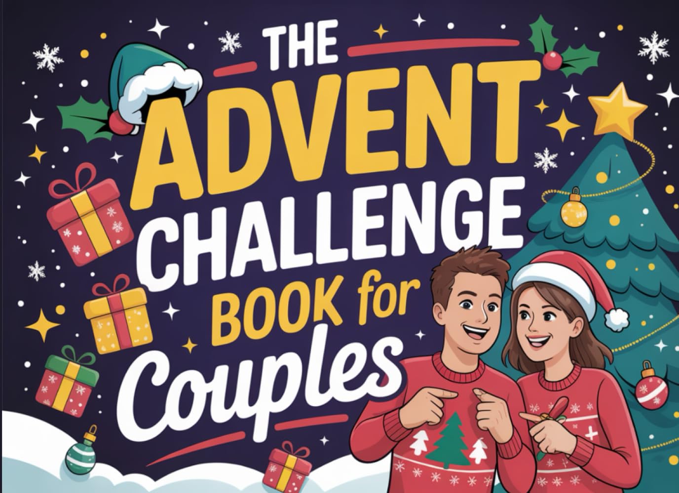The Advent Challenge Book for Couples: 25 Days of Romantic Challenges to Strengthen Connection, Spark Joy, and Celebrate the Season Together