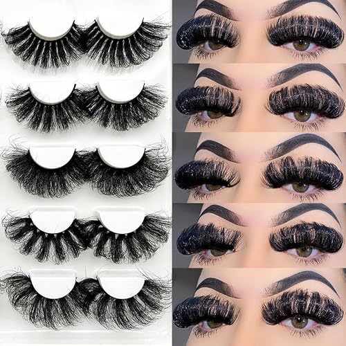 Lashes Eyelashes Long Faux Mink Wholesale Fake Eyelash 5 Pairs