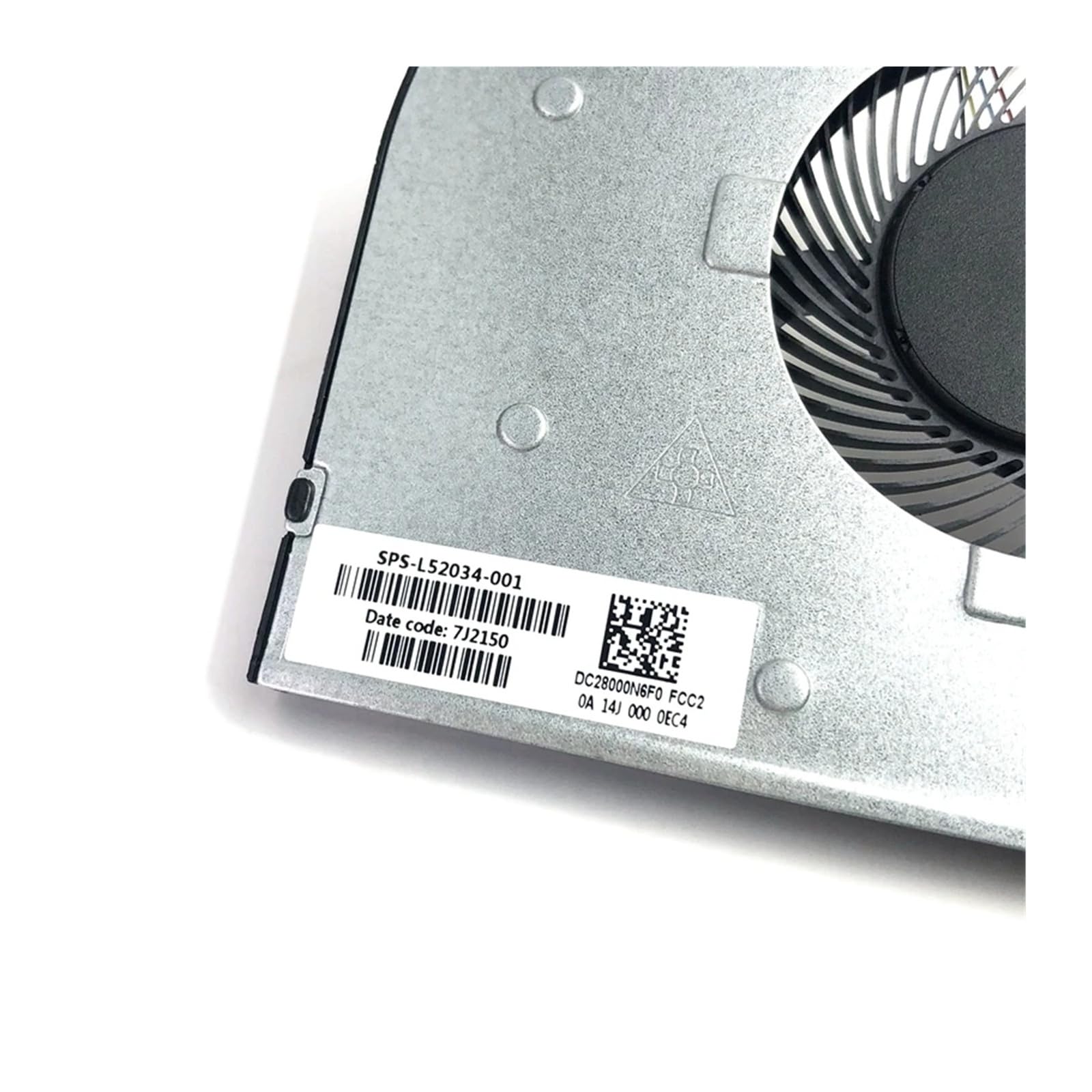 Ventola Di Raffreddamento Della CPU Del Computer Portatile, Compatibile for HP, 15-DU 15-DW 15S-DU 15S-DU0002TX 15S-DY 15-GW 250 G8 TPN-C139 Dispositivo Di Raffreddamento L52034-001 Ventola Dell'aria