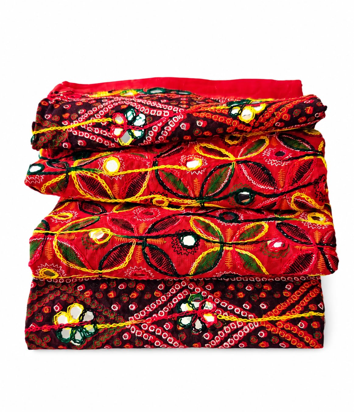 Handmade Kutchi Embroidery Mirror Work Dupatta for Women 2 Meter-picture-19