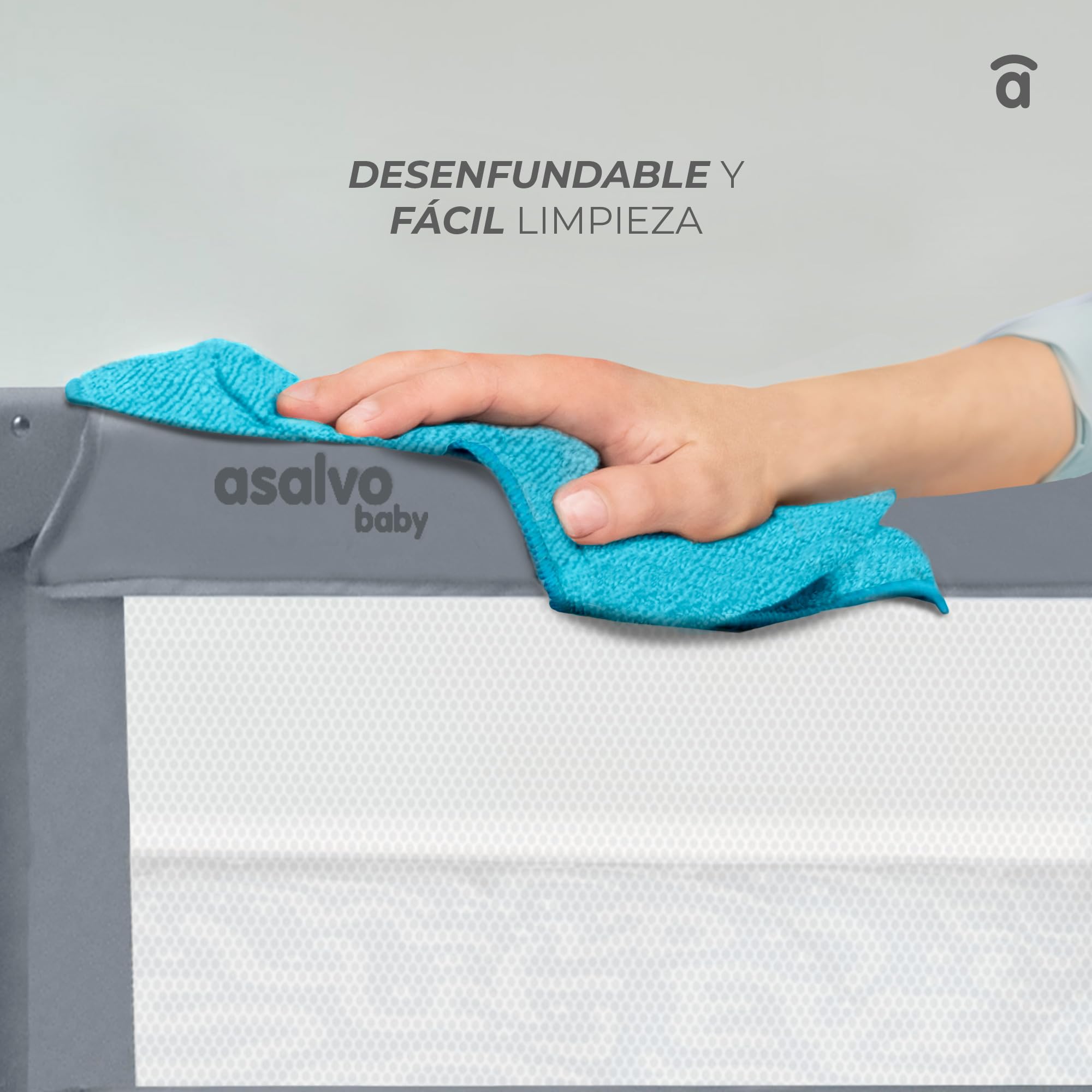 Asalvo 151508 Sponda del Letto, Bianco, 90 X 43.5 cm