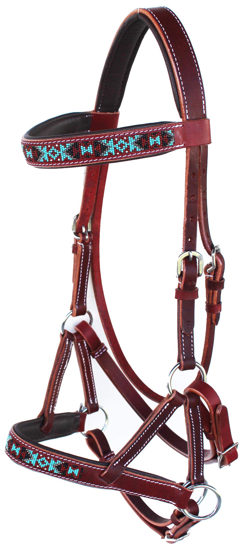 Caldene 3/4 Crystal Rein (Full) (Black)