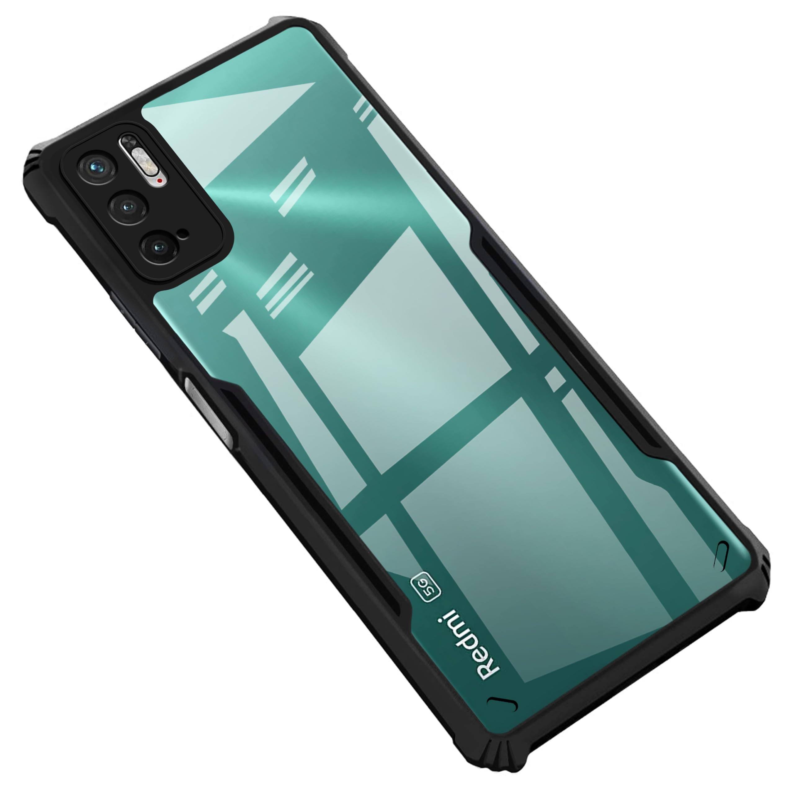 Zapcase Back Case Cover for Mi Redmi Note 10T 5G / Poco M3 Pro | Compatible for Mi Redmi Note 10T 5G / Poco M3 Pro Back Case Cover | Clear Case with Camera Protection | (TPU + PC | Matte Black) (B0BCG8MRYH) Amazon Price History, Amazon Price Tracker