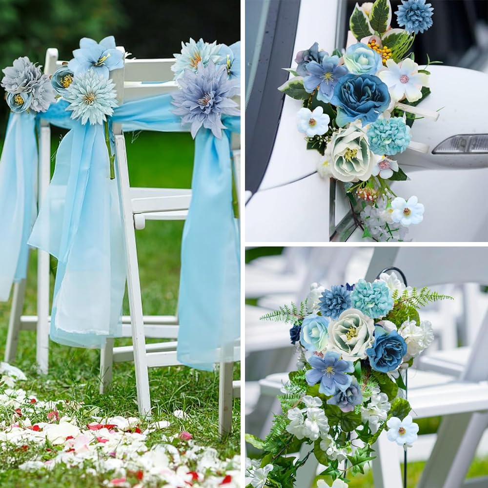 Taasmoog 24 Pcs Artificial Flowers Combo Box Set - Image 3