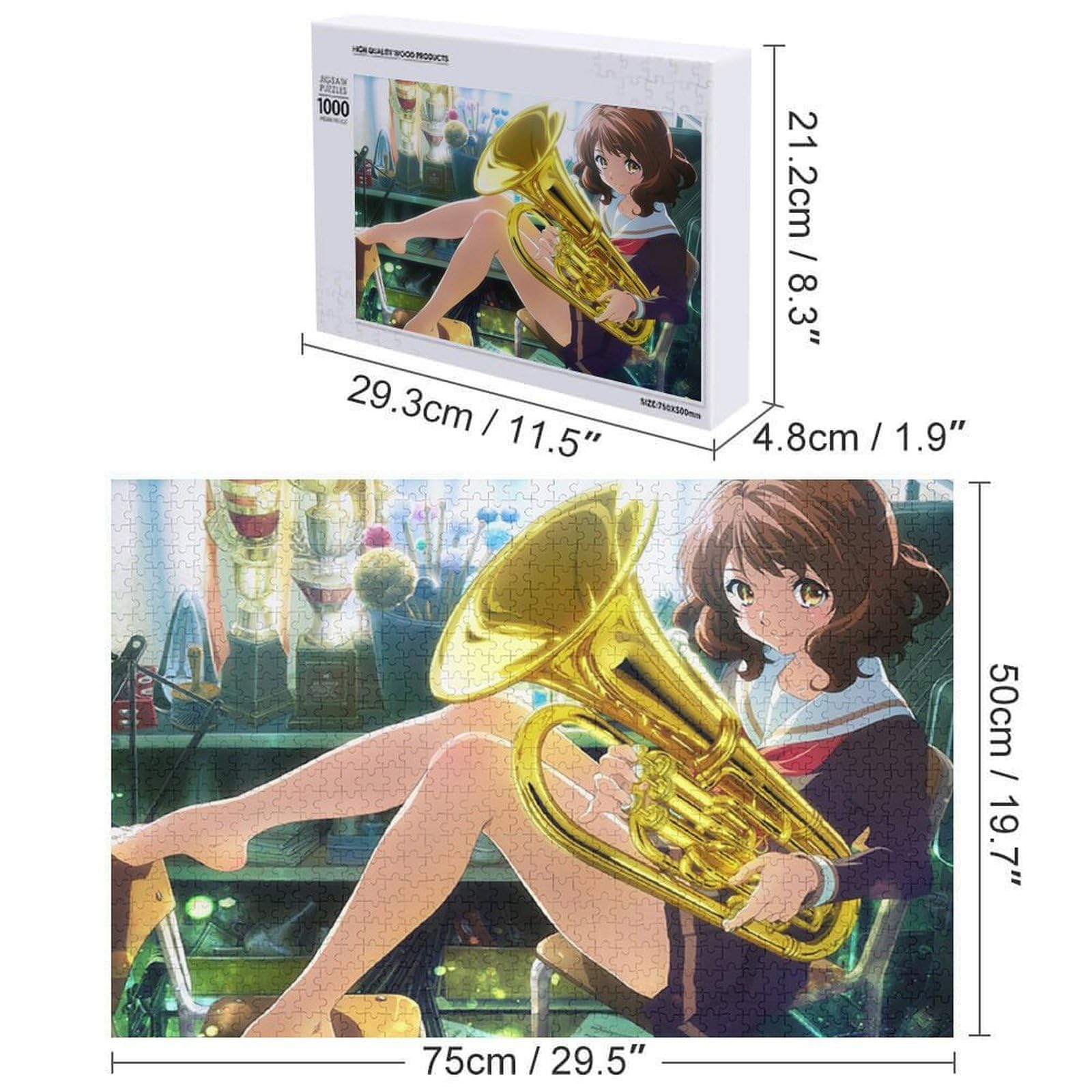 Amazon.co.jp: 響けユーフォニアム パズル かわいい 木製パズル 知育