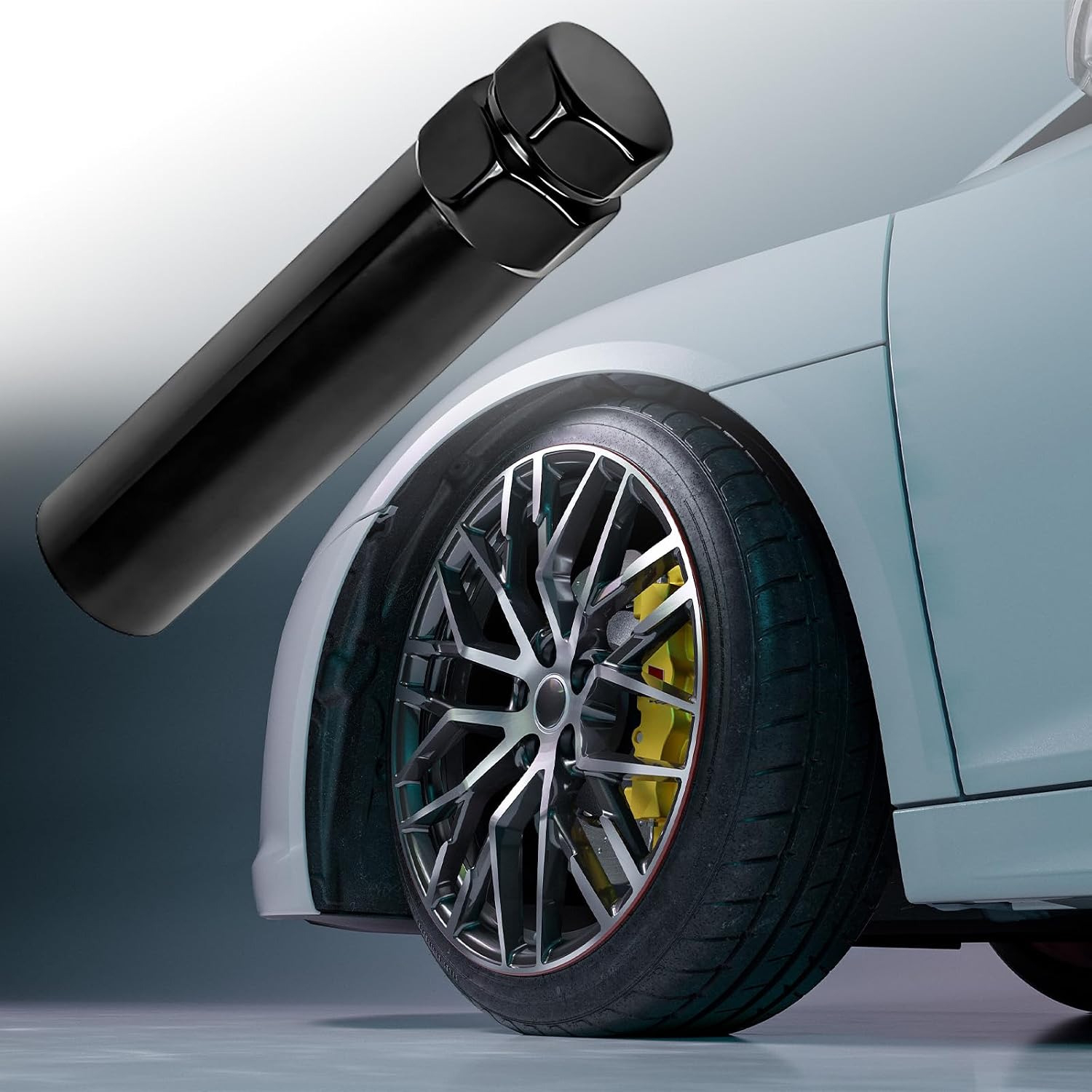 7 Spline Lug Nut Socket, Car Wheel Lock Key Lug Nut Removal Tool Replacement, Splines Tuner Socket Compatible with 21 mm (13/16 Inch) & 22 mm (7/8 Inch) Hex Wrenches