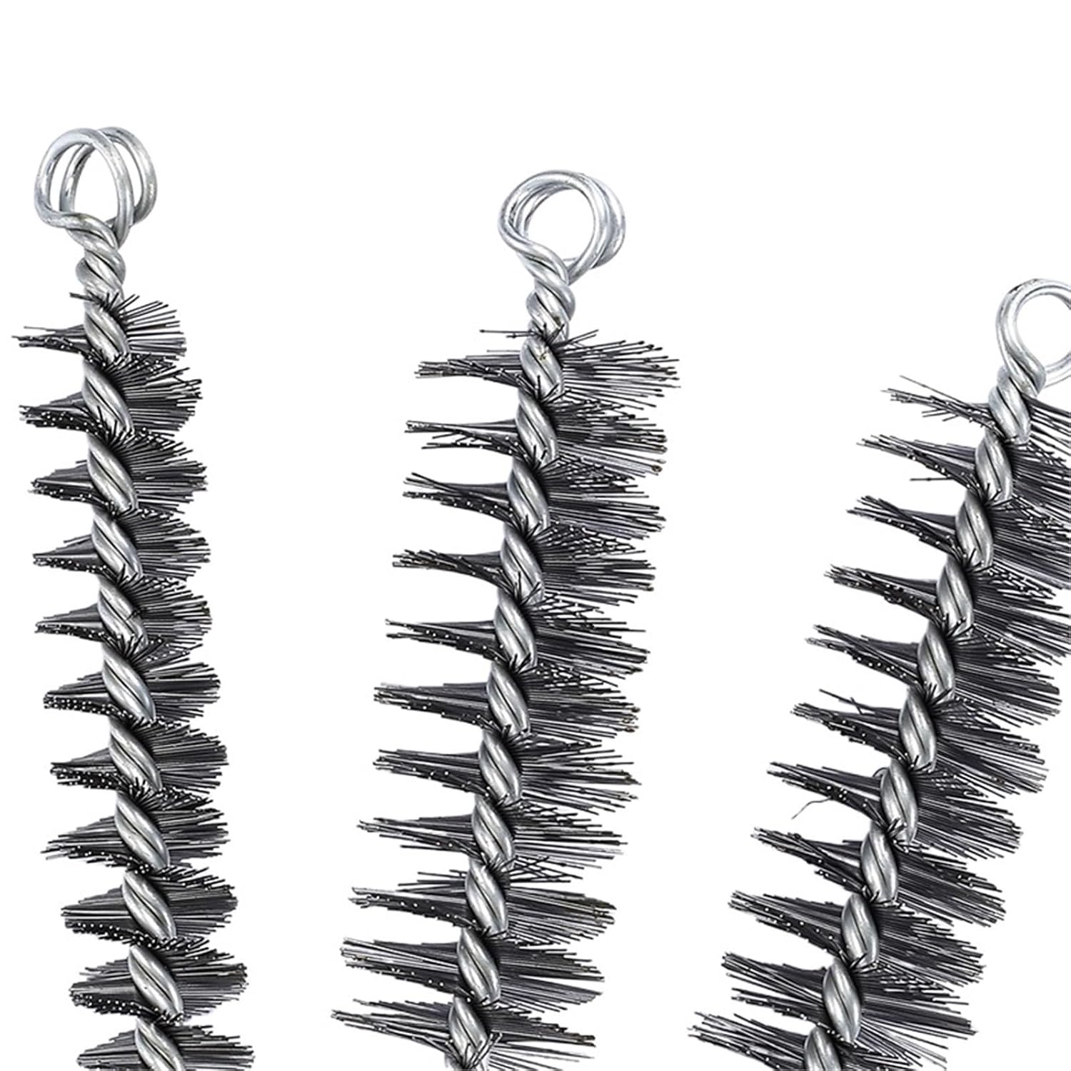Steel Wire Brushes Chimney Boiler Stovepipe Cleaning Brush with M12 Thread for Extended Handle Tube Pipe Rust Removal Power Tool(M12 Male Thread)