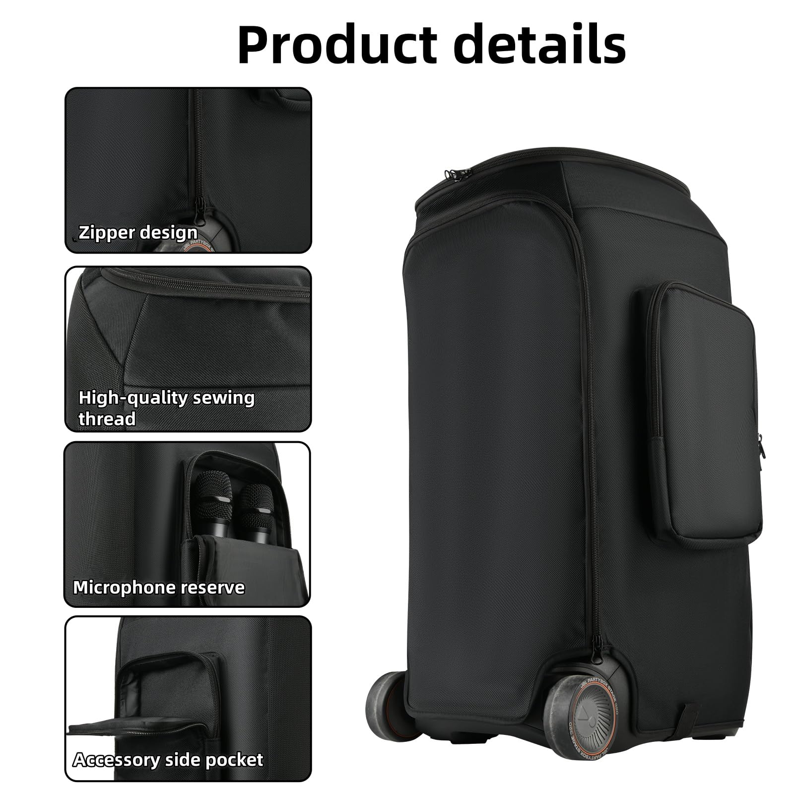 Housse anti-poussière pour haut-parleur JBL PartyBox Stage 320 - Housse de protection en maille de nylon