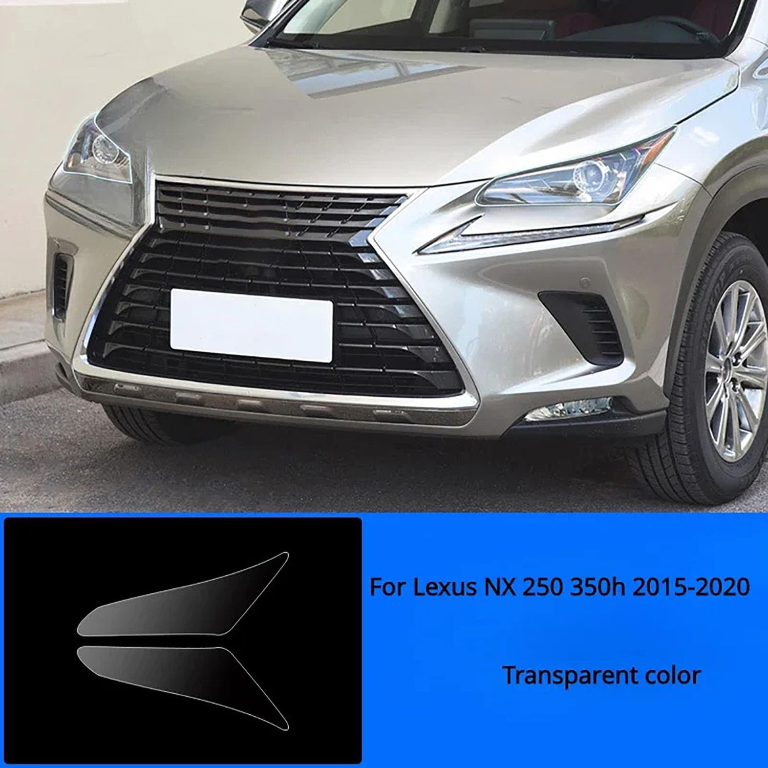 Autoscheinwerfer Schutzfolie für Lexus NX 250 350h 2015 2016 2017 2018 2019 2020 2021 2022 2023,Autoscheinwerfer-Schutzfolie Anti-Kratz-Folie TPU-Aufkleber Zubehör,transparent