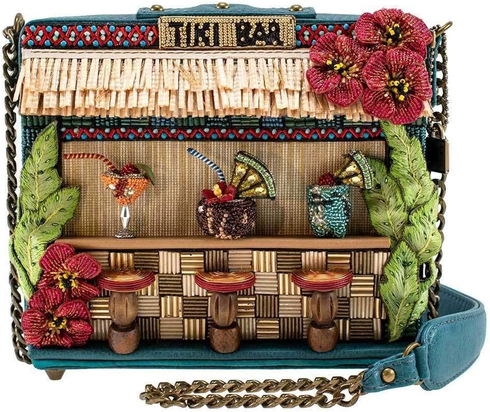 Mary Frances Tiki Bar Womens Crossbody Handbag, Multi,One Size