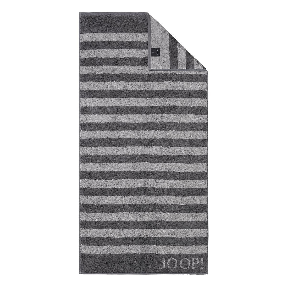 Joop! Classic Stripes Terry Towel 50 x 100 cm Anthracite