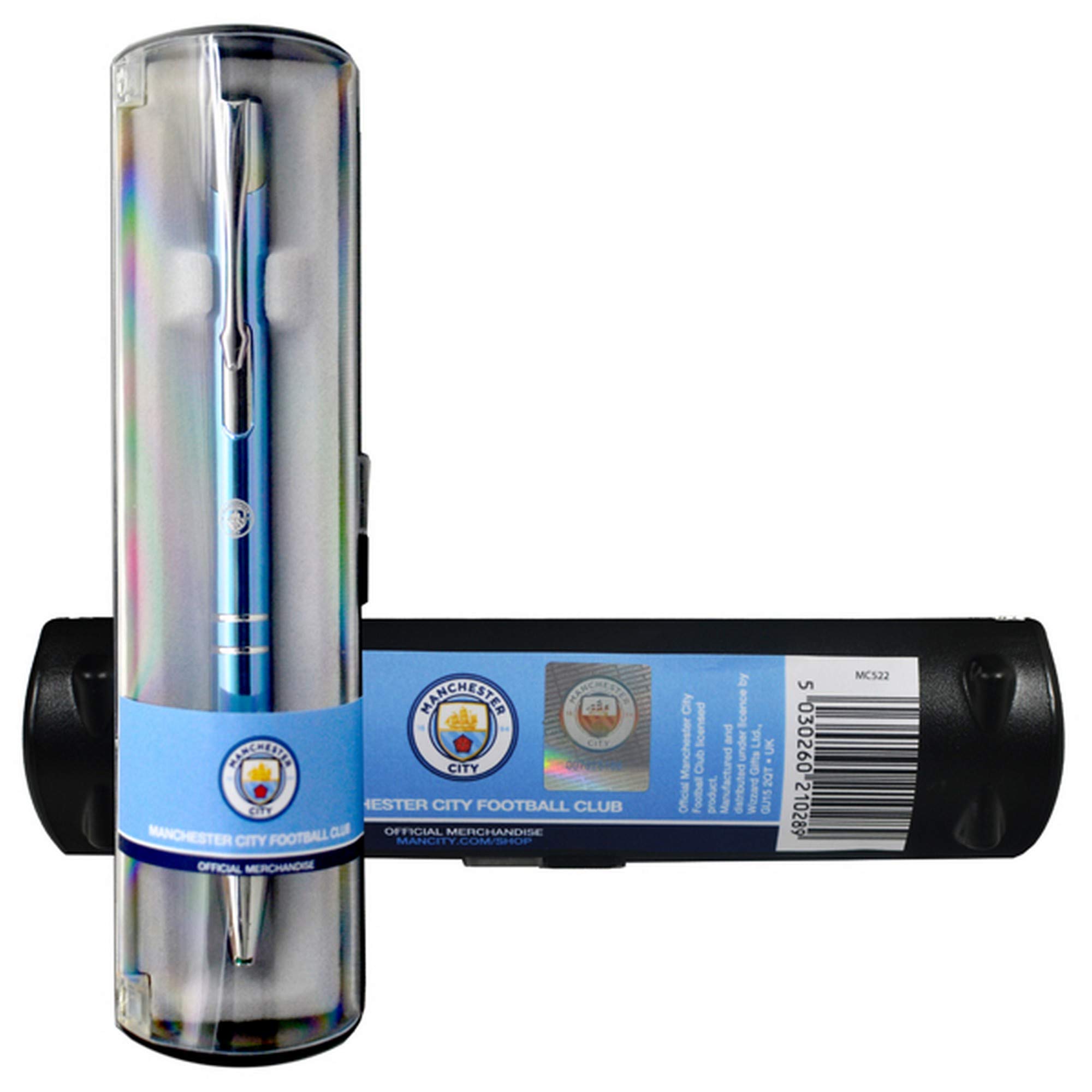 MANCHESTER CITY FC - Stylo officiel (Taille unique) (Bleu/argent)
