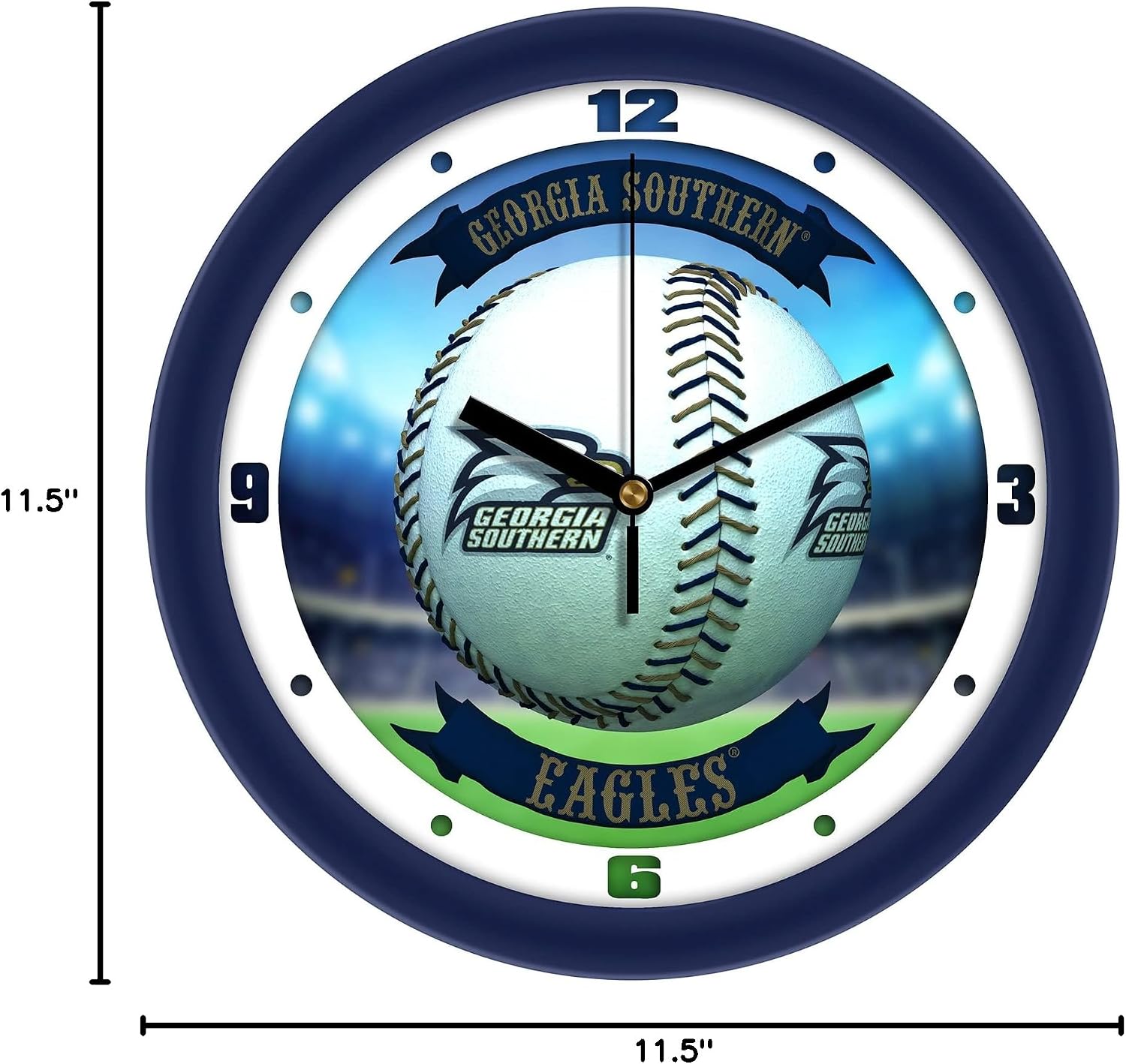 Georgia Southern Eagles - Home Run Wall Clock