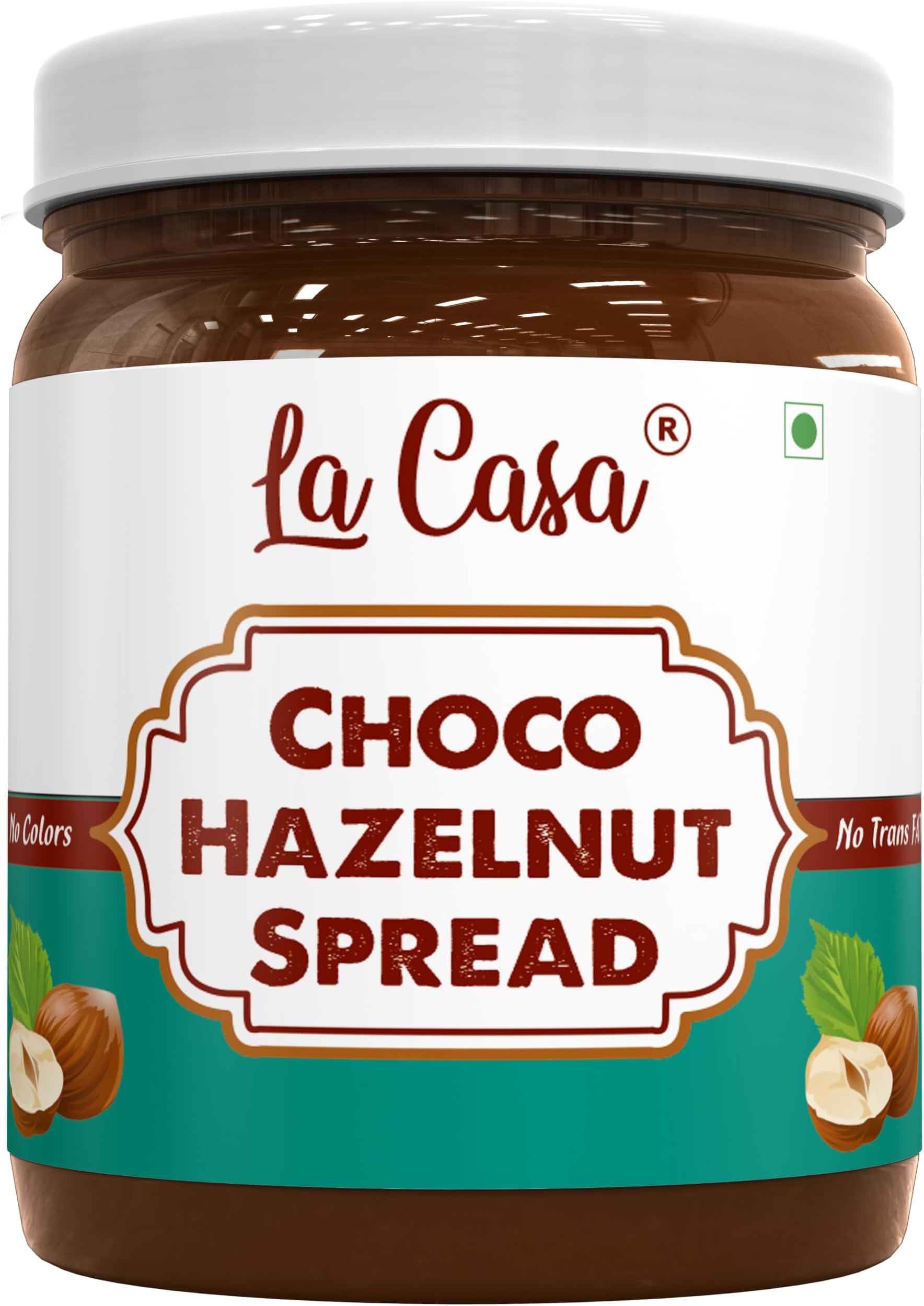 La Casa Vegan Hazelnut Chocolate Spread|All Natural|Product Of India |350 Gram