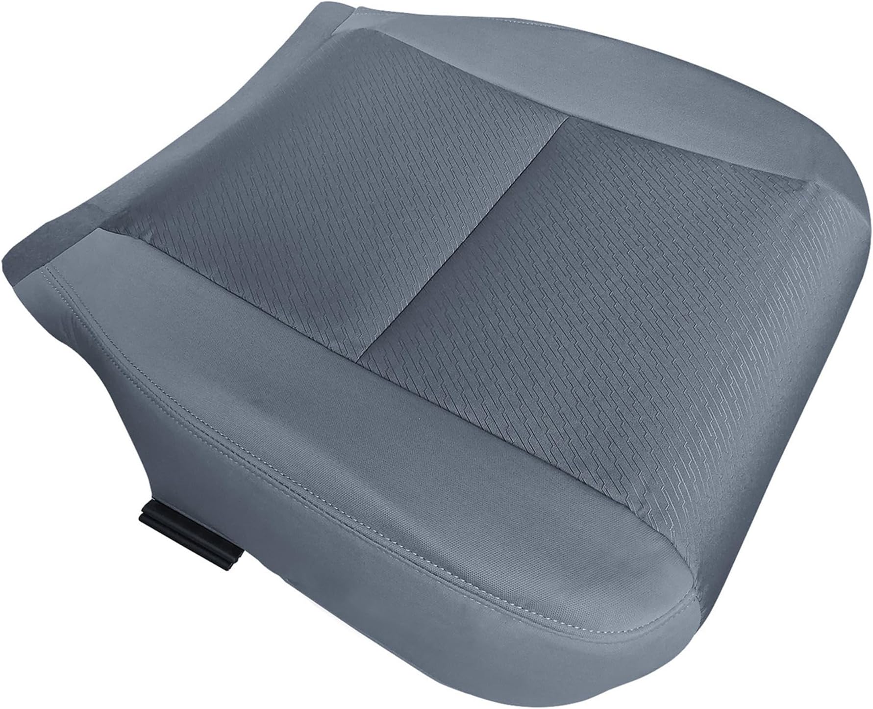 Soillar Black Cloth Bottom Seat Cover Pair For 2007-2014 Chevy Silverado & GMC Sierra - Front Driver & Passenger-500083