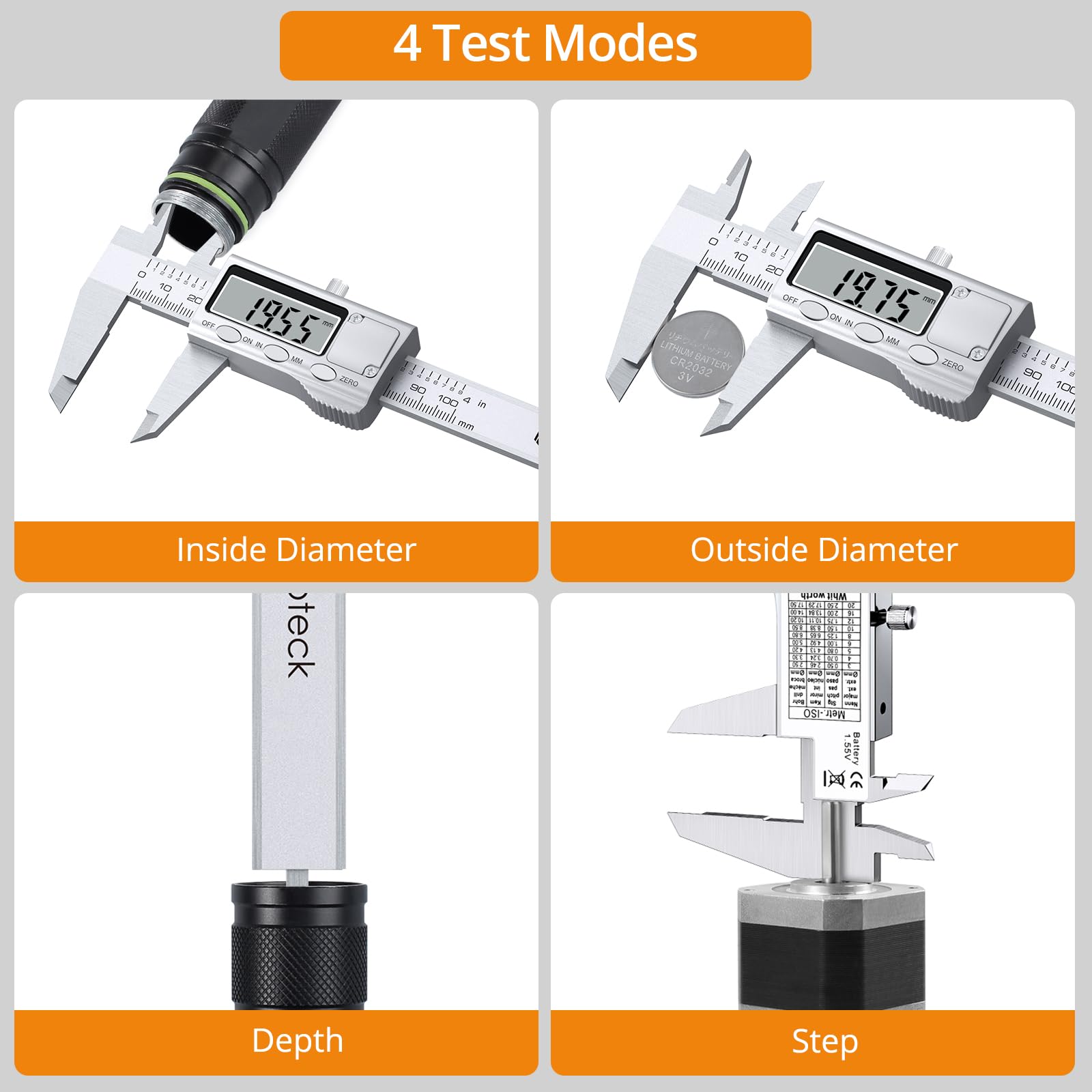 Neoteck Digital Caliper - Precision Measurement Tool -3 Neoteck Digital Caliper - Precision Measurement Tool -3