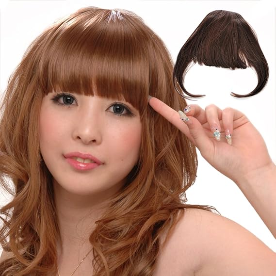 Amazon Join K ウィッグ 前髪 前髪ウィッグ Wig サイド長め イエローブラウン ポイントウィッグ 通販