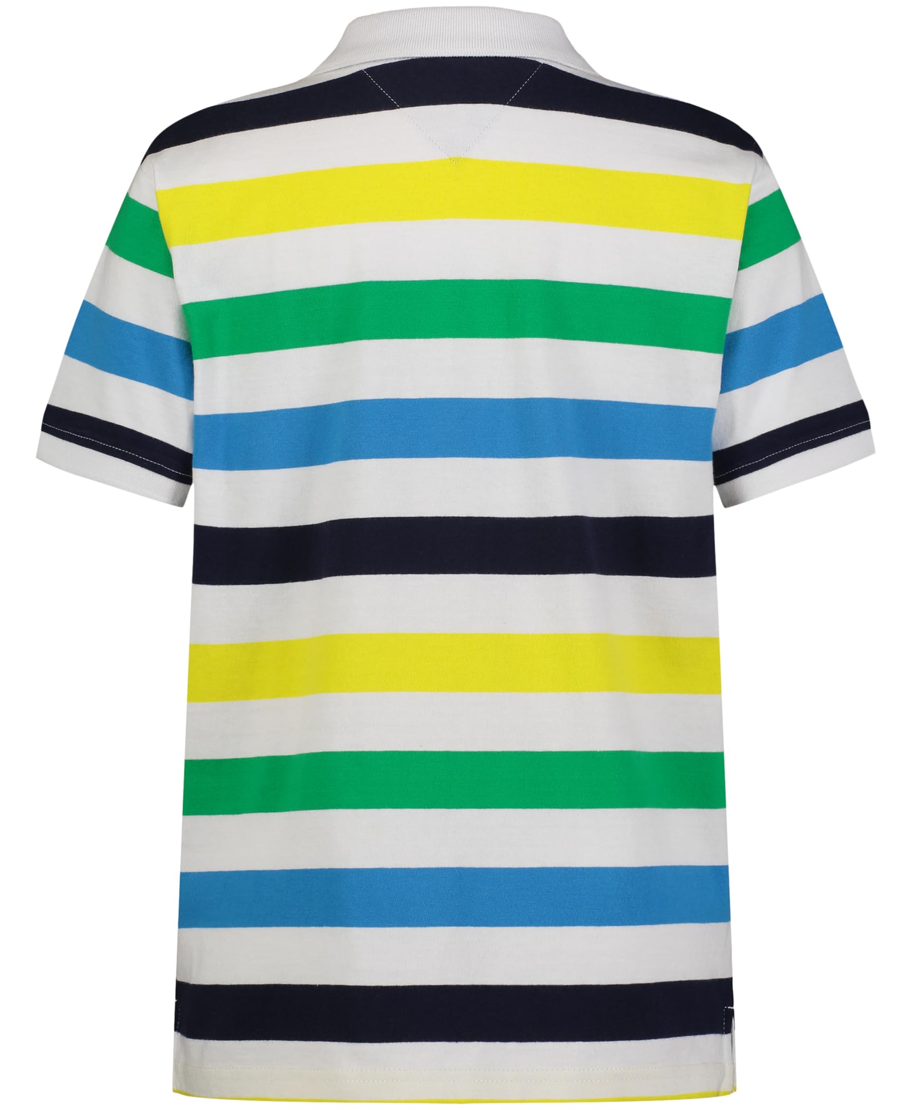 Tommy Hilfiger Short Sleeve Graphic Polo Shirt, Button Closure, Soft & Comfortable Camisa Niños