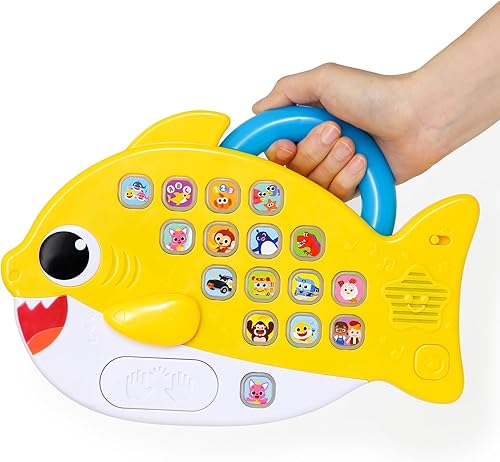 Almohadilla de sonido Baby Shark Melody Pad | Juguetes de tiburón bebé, libros de Baby Shark | Juguetes de aprendizaje y educación | Juguetes