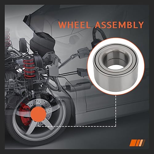 Miniatura 2 de (par) DRIVESTAR 510063 Cojinete de cubo de rueda delantera para Ford Edge, para Lexus ES & RX, para Lincoln MKX, para Mazda 6CX-7CX-9, para Pontiac