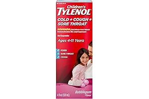 Children's TYLENOL Cold + Flu Oral Suspension for Sore Throats