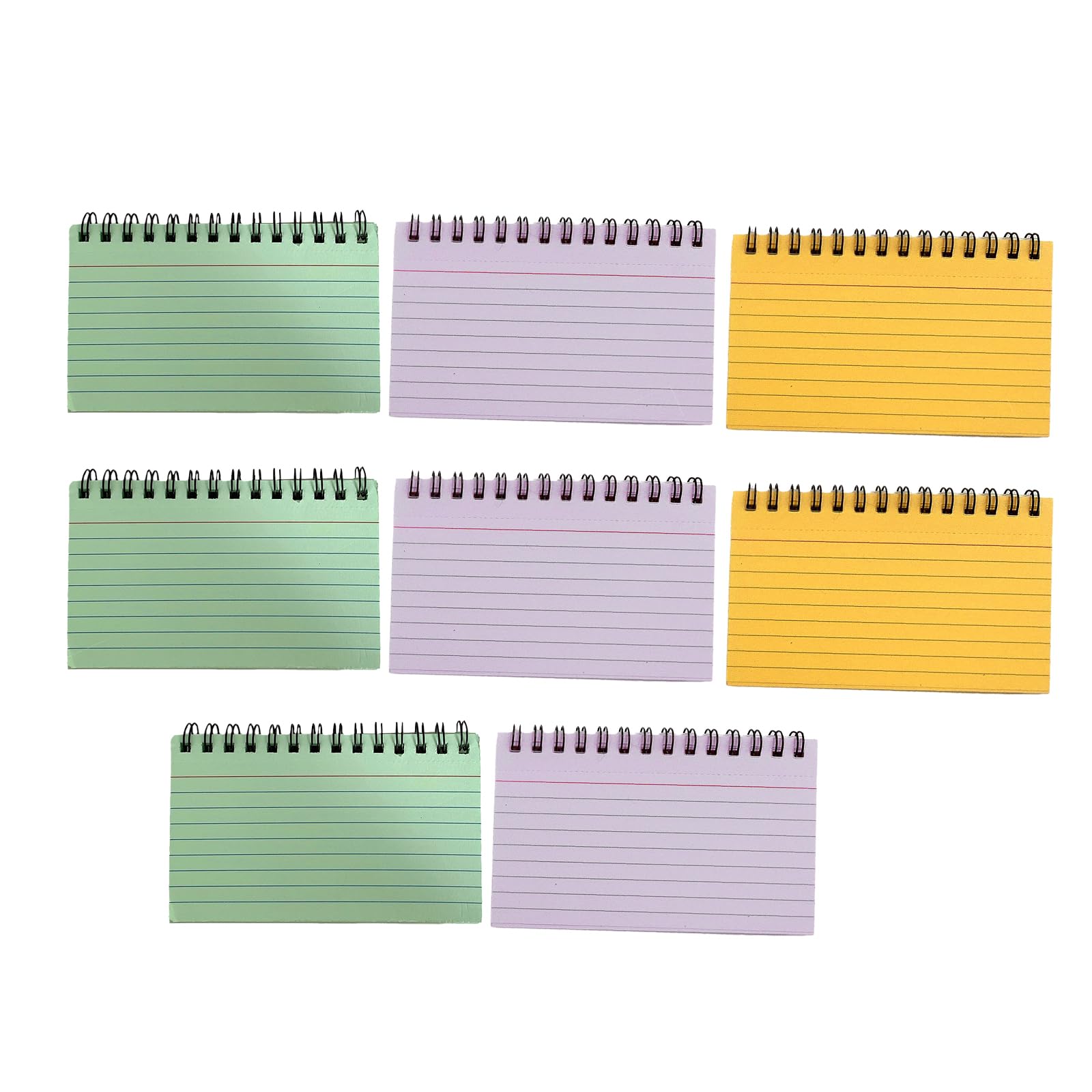 Petits cahiers à reliure spirale bloc-notes 5x3 pouces lignés - 7