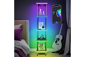 Hue Stand Shelves LED - Kekeou RGBCW Floor Lamp with Shelves