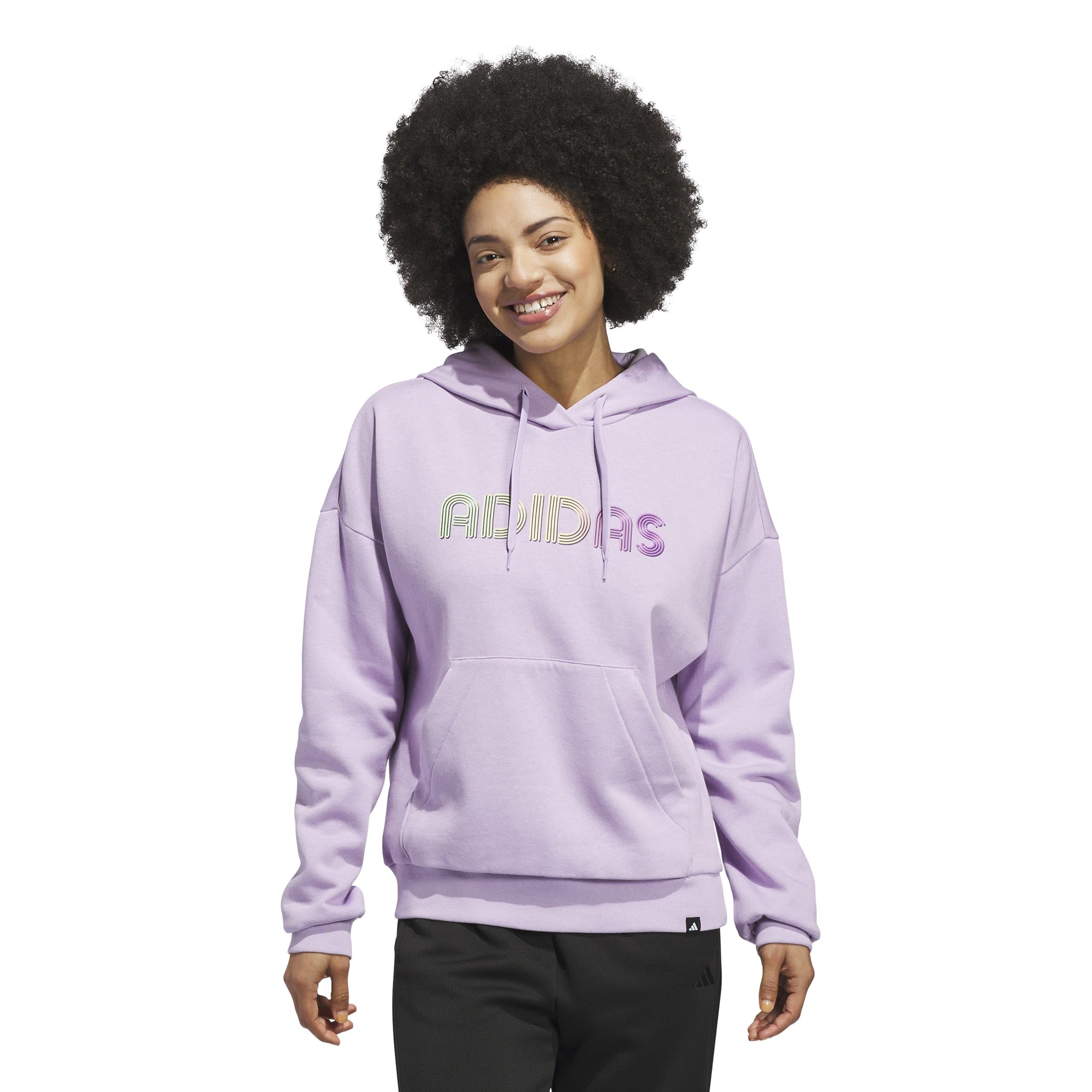 adidas Women's Wordmark Graphic Hoodie