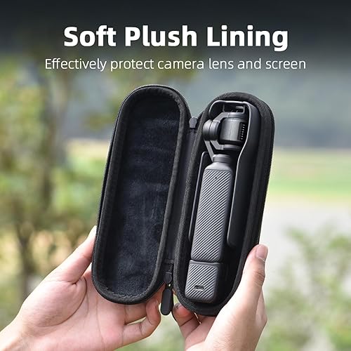 Miniatura 6 de Estuche de transporte para DJI Osmo Pocket 3, estuche de almacenamiento duro portátil, bolsa de transporte bolsillo 3 accesorios (negro)