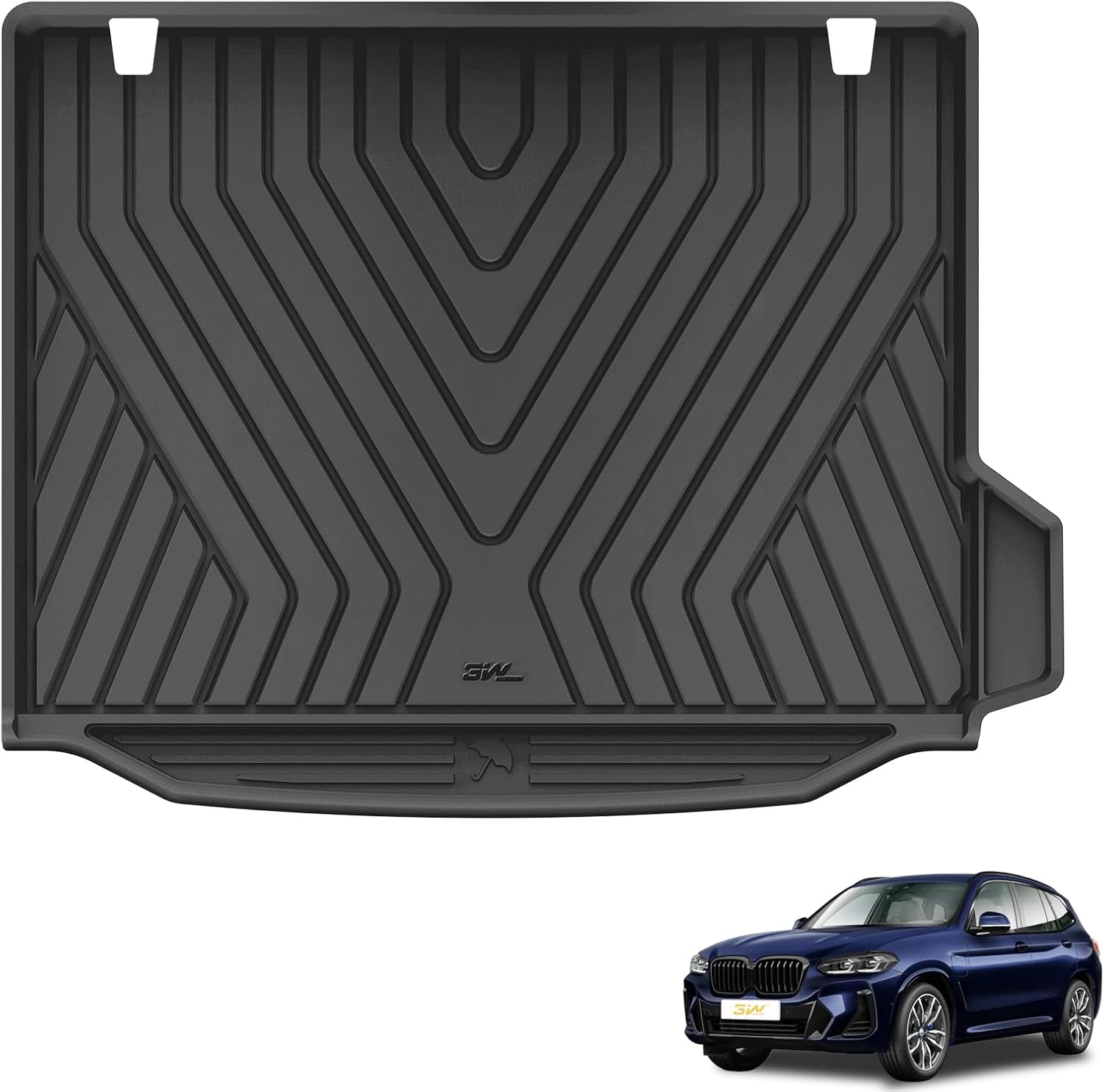 3W Car Boot Liner Tailored for BMW iX3 2021-2024/X3 G01 2024 Recyclable ...