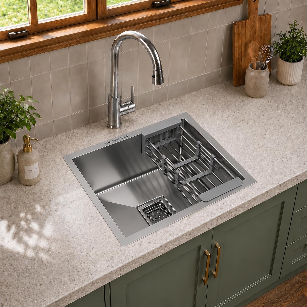 Stainless Steel Double Bowl Kitchen Sink - THE SINK SHOP -13