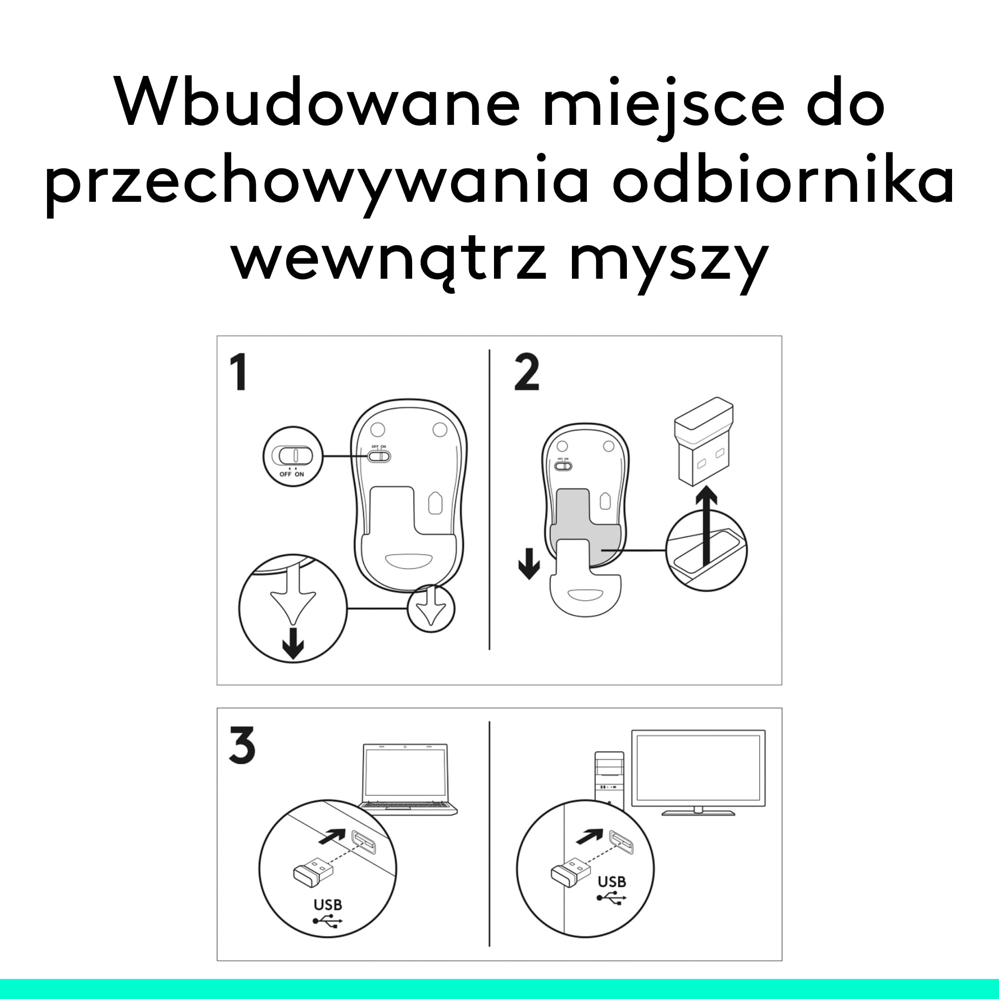 Logitech M185 Mysz bezprzewodowa, 2,4 GHz, odbiornik USB | 12-miesięczna bateria, śledzenie optyczne 1000 DPI, oburęczna, kompatybilna z PC, Mac, laptopem - Szary