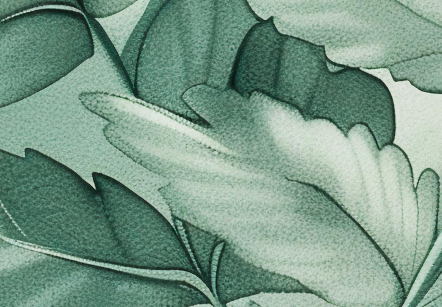 murando - Paravent Japonais Décoratif Intérieur, Feuillage, 225x172 cm | 5 Panneaux, Toile Imprimée, Séparation de Pièce, Impression sur une Seule Face, Pliable, Cadre en Bois, Moderne pour Salon