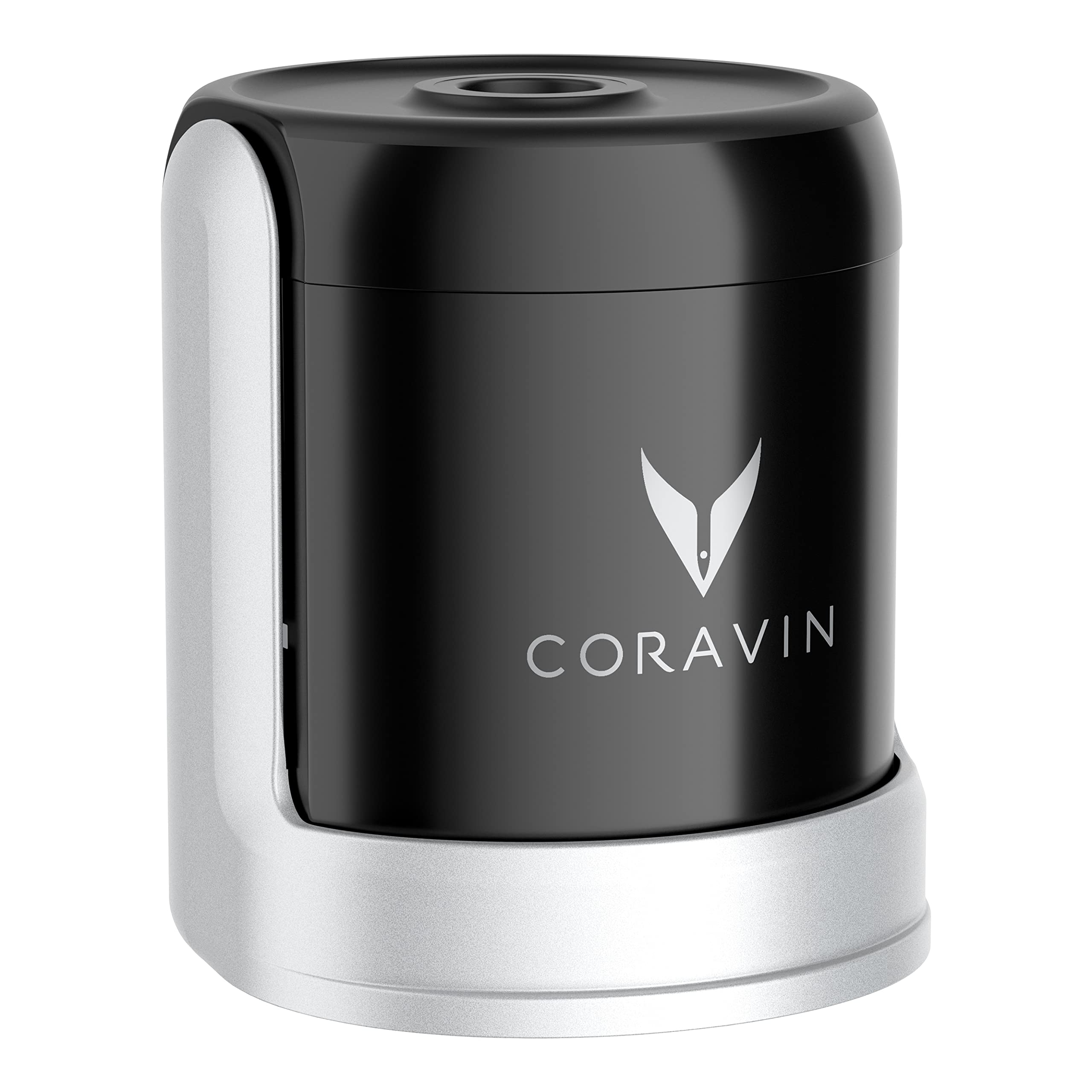 Tapones Coravin Sparkling | Vierta más champán y conserve la frescura de su vino espumoso durante semanas, 2 paquetes, negro