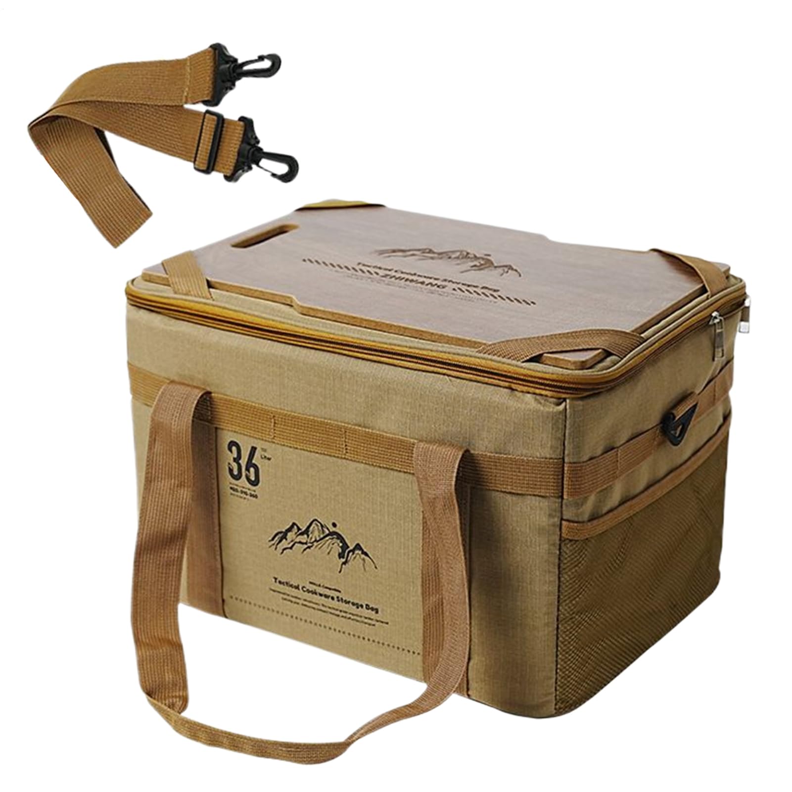 Borsa di Stoccaggio per Campeggio Organizzatore Bagagliaio per Attrezzatura | Organizzatore Multiuso per Cucina Auto Viaggio Bagno Spiaggia