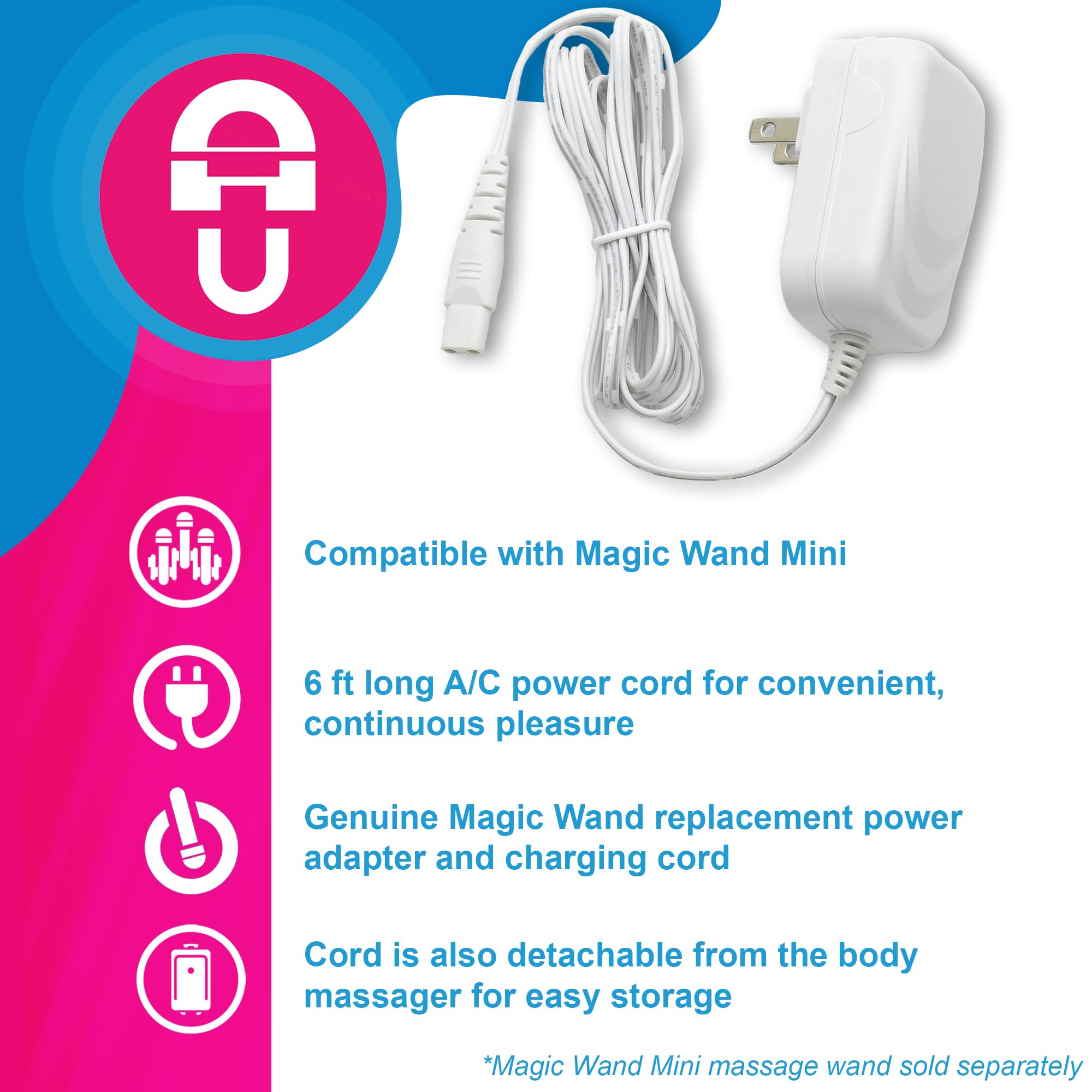 Magic Wand Massager HV-260 – Plug-in 2-Speed with Flexible Neck – Personal Massagers for Women, Neck, Hand, Back, Muscle, and Head Massager: Mini