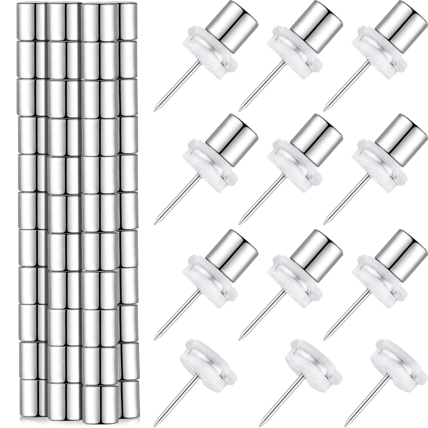 Outus Magnetic Pushpin Magnetacks Magnet Thumbtack Poster and Photo Hangers for Walls Bulletin Boards (20)
