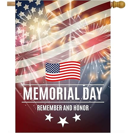 ShineSnow USA American Flag Labor Day House Flag 28