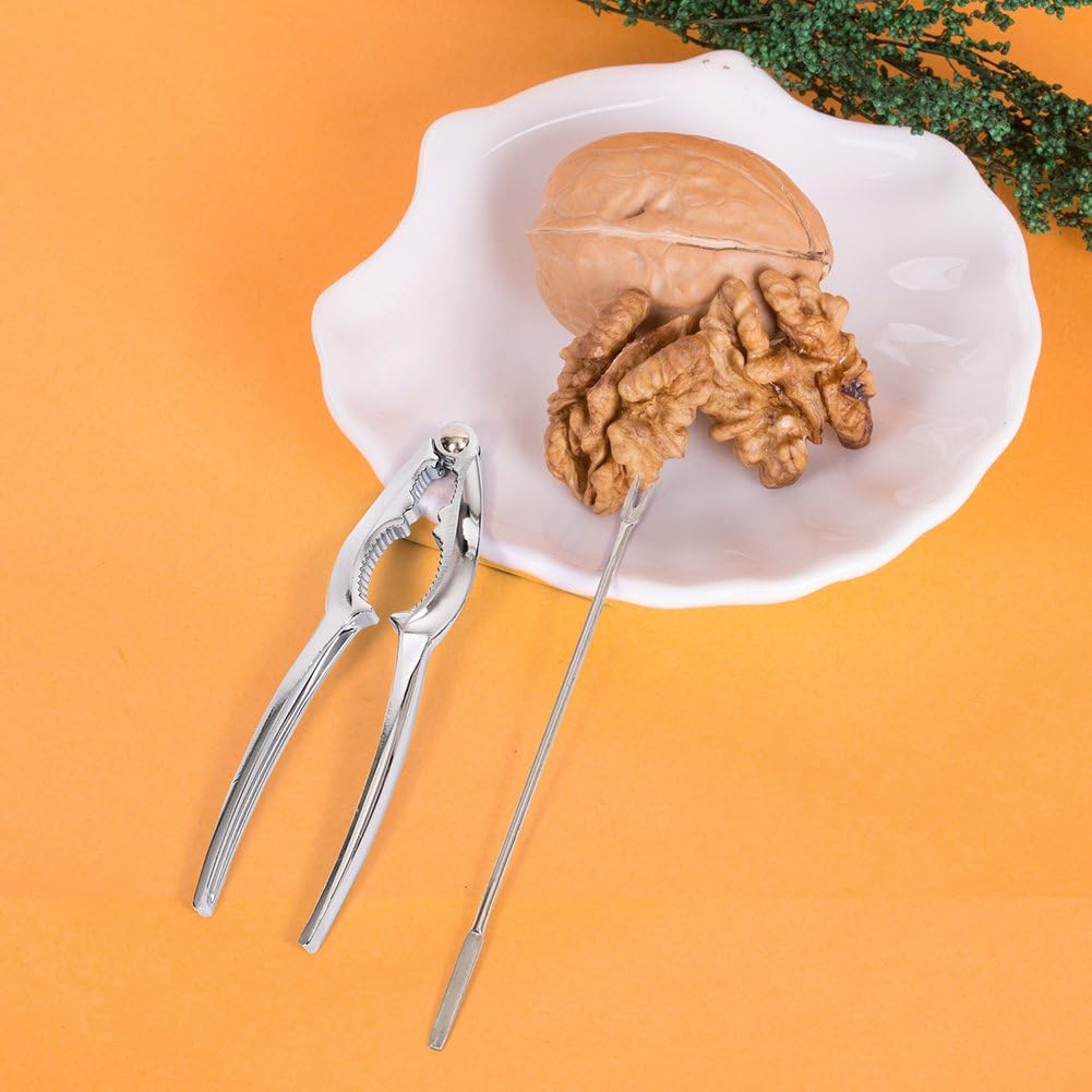 CoZroom Seafood Tools Set Nut Crackers of 10 Pcs Seafood Opener Tool Set, 4 Pcs Lobster Crackers/Crab Crackers and 6 Pcs Stainless Steel Seafood Forks/Picks : Home & Kitchen