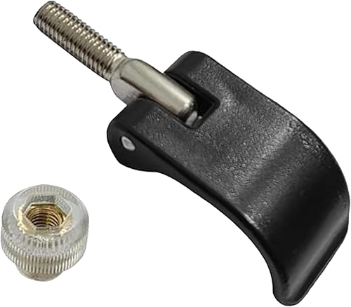 Miniatura 6 de Abrazadera de poste ultraligera con tornillos de tuerca y herramienta de instalación para bastones de trekking, paquete de 6 cierres externos para