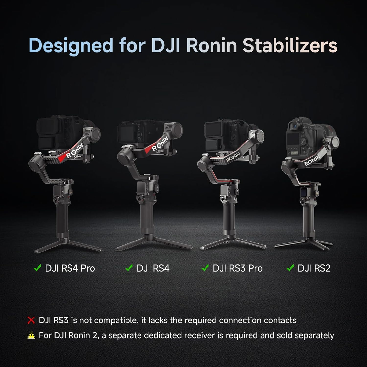 MOVMAX Incontrol Kit for DJI Ronin Stabilizers, Aluminum Remote Controller Compatible with DJI RS4 Pro, RS4, RS3 Pro, RS2 Stabilizer, Up to 15 Hours of Use with Storage Case