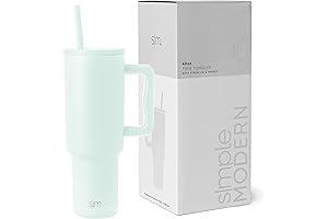 40 oz Tumbler with Handle and Straw Lid