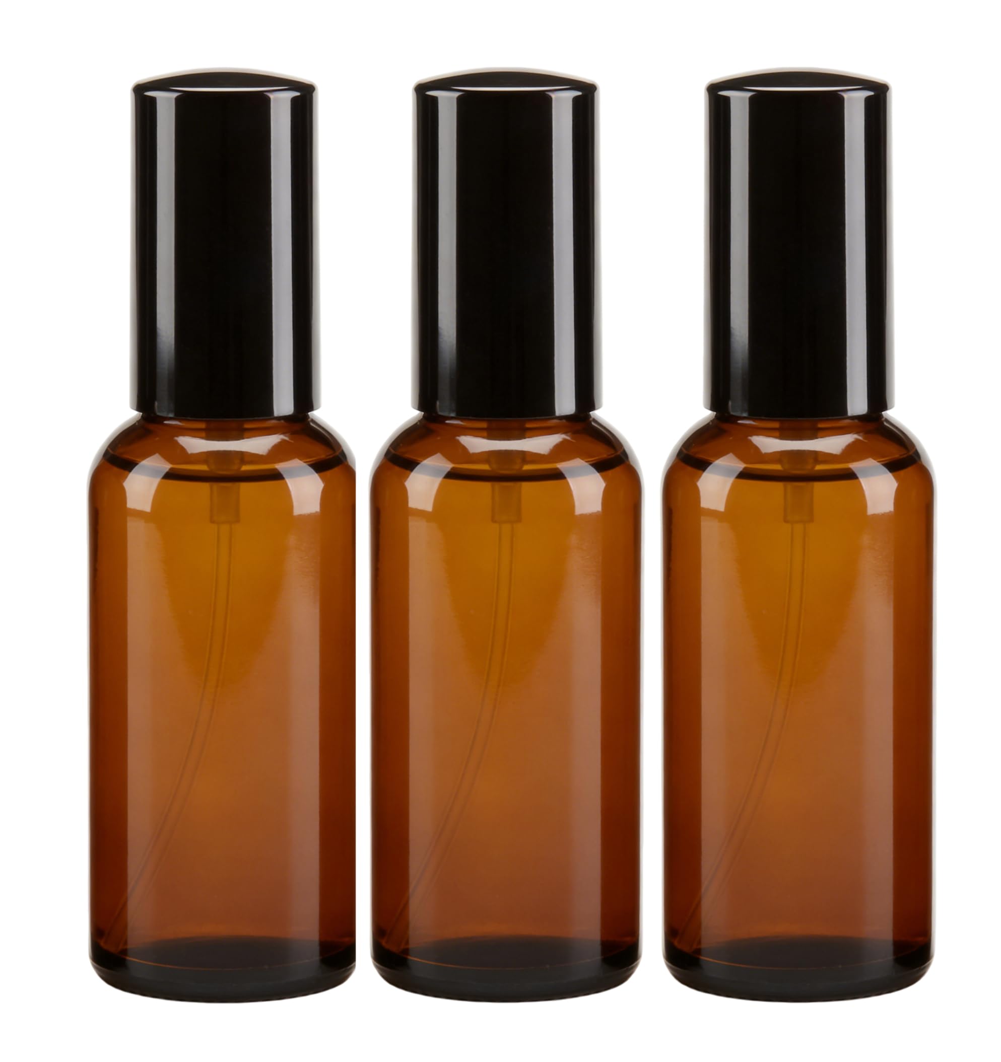 Amazon.co.jp: 30ml（1オンス）アンバーガラス瓶空のスプレーボトル