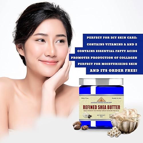 Miniatura 5 de Bloques de manteca de karité blanco marfil africano refinados naturalmente, sin aroma, tamaño a granel para piel seca, base de recetas de