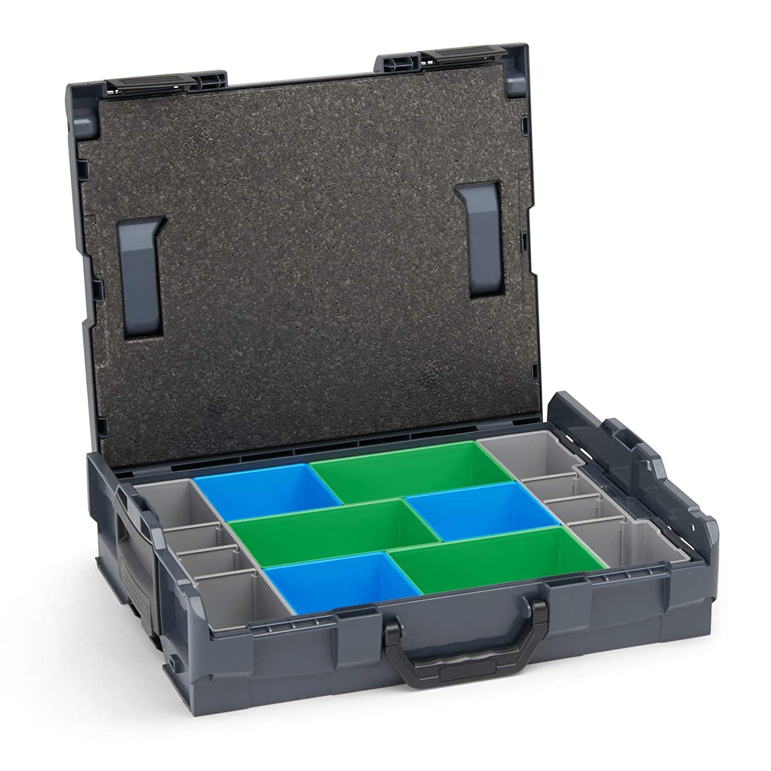 Bosch Sortimo Boîte de rangement L BOXX 102 avec couvercle bleu
