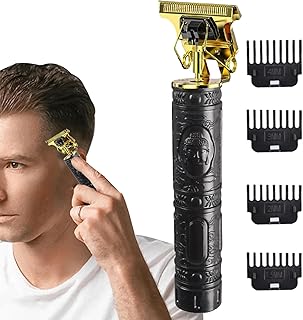 Máquina De Corte De Cabello - Cortacésped Para Hombres, Cortadoras De Pelo Duraderas | Cortacésped De Pelo Para Hombres, Cortacésped Inalámbrico Zero Gapped, Máquinas De Afeitar, Corte De Pelo,