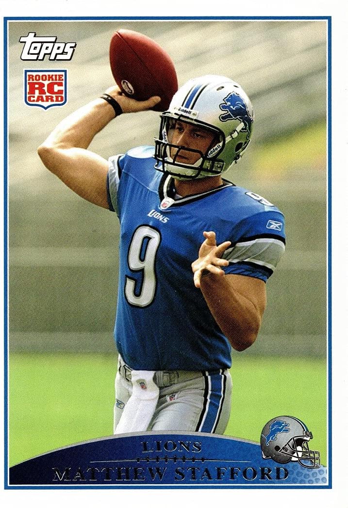 2009 Topps Football #430 Matthew Stafford Rookie Card