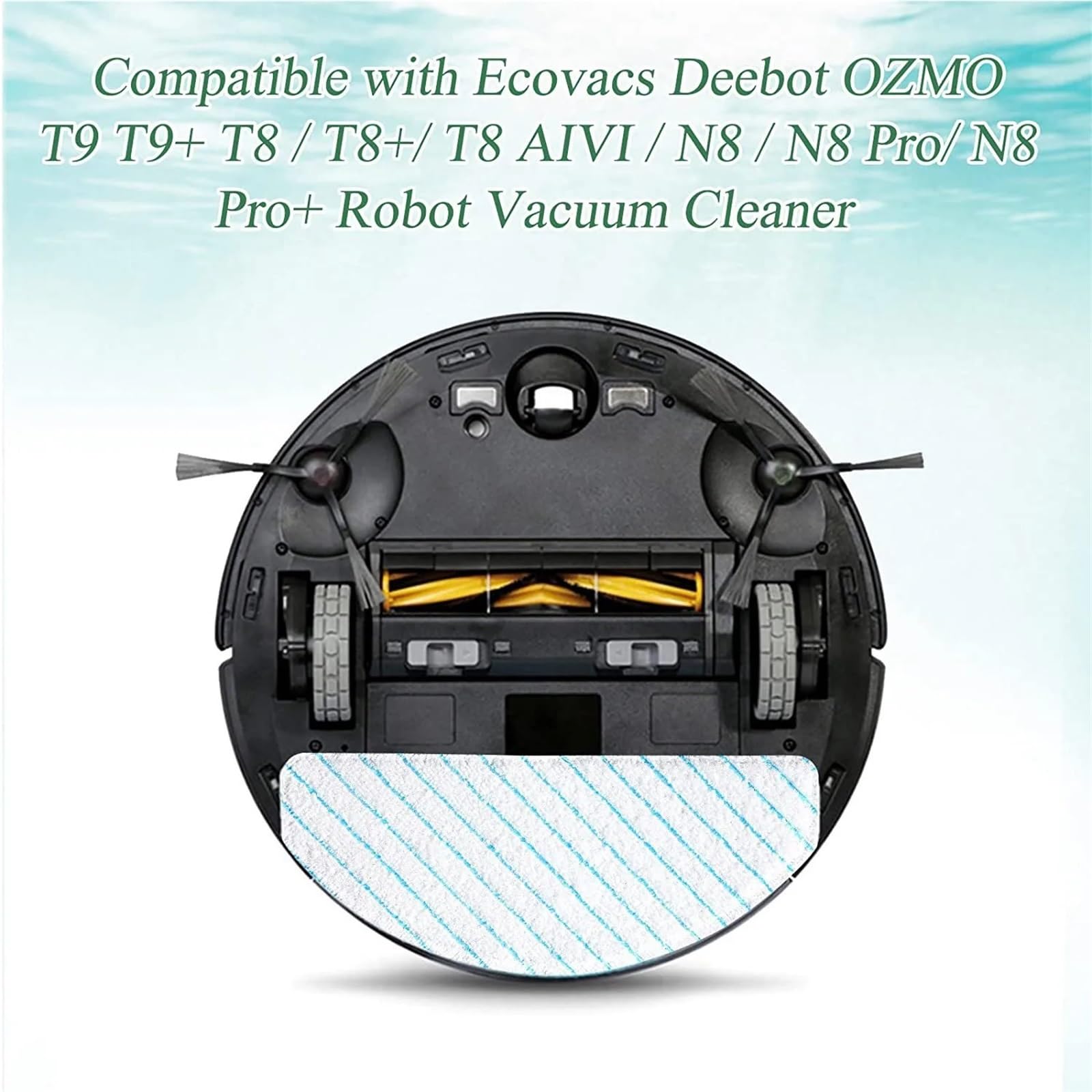 Kompatybilny Z Ecovacs Deebot OZMO T8 T8+ T8AIVI Jednorazowe Nakładki Mopujące Szmaty Szybkozłączna Konstrukcja Akcesoria Do Zamiatarek